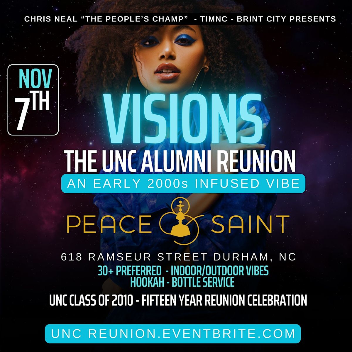 VISONS - UNC Homecoming Alumni Reunion 11\/7 @ Peace & Saint Durham (30+)