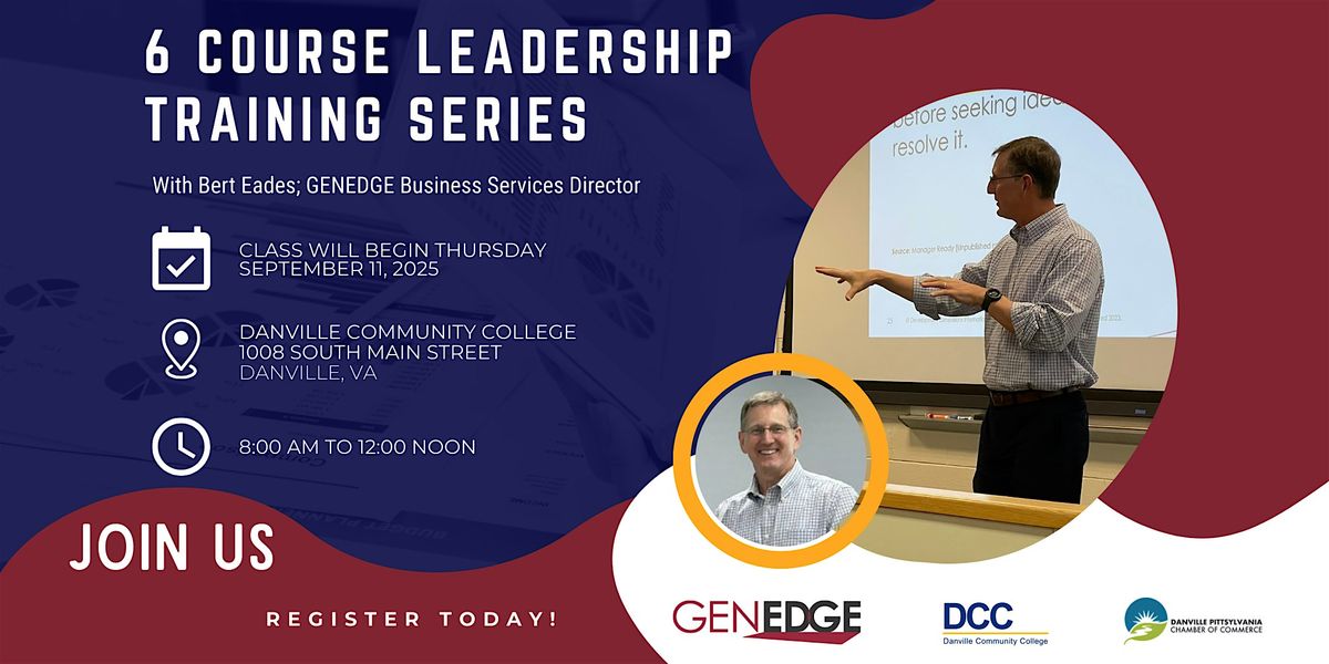 Six Course Leadership Training Series - Danville