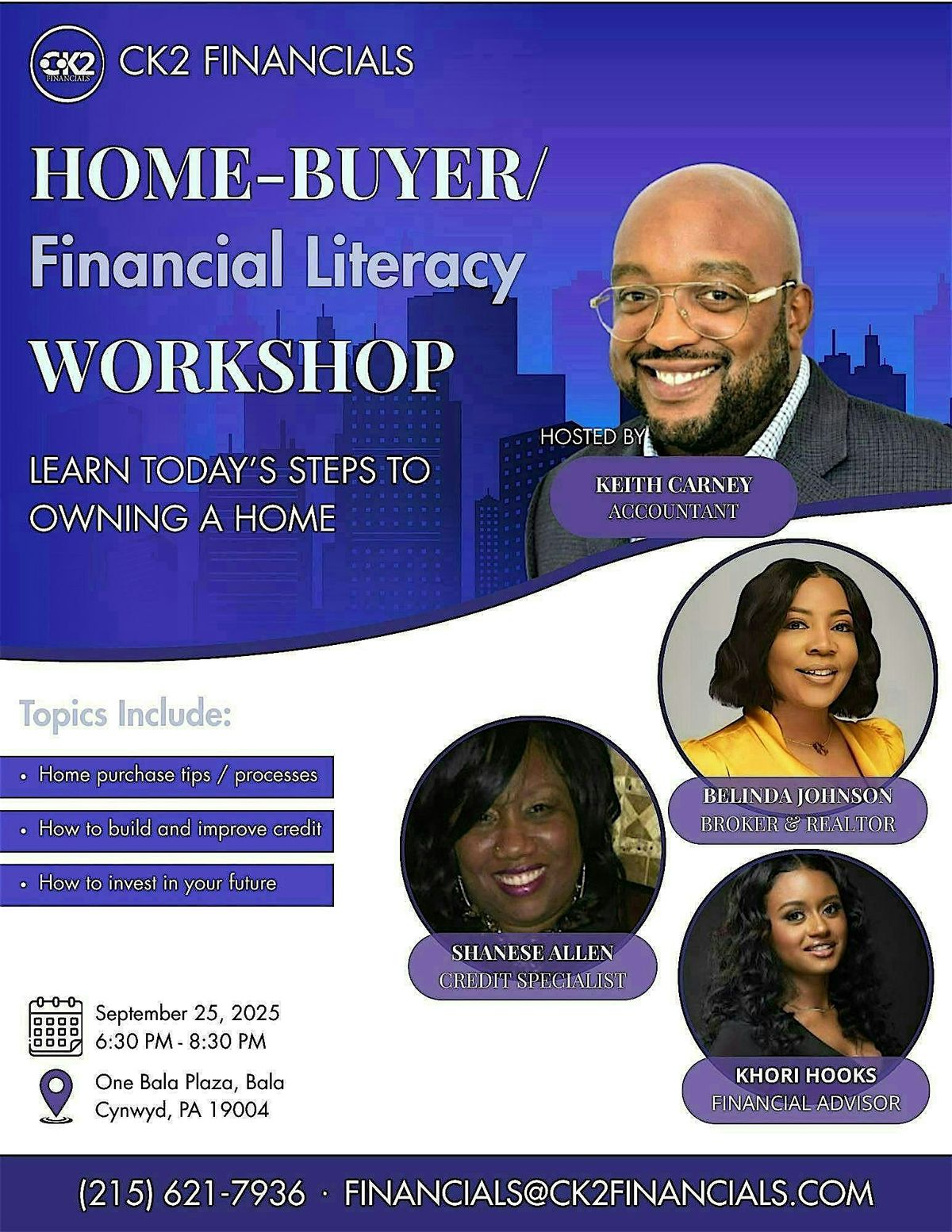 Home-Buyer Financial Literacy WORKSHOP