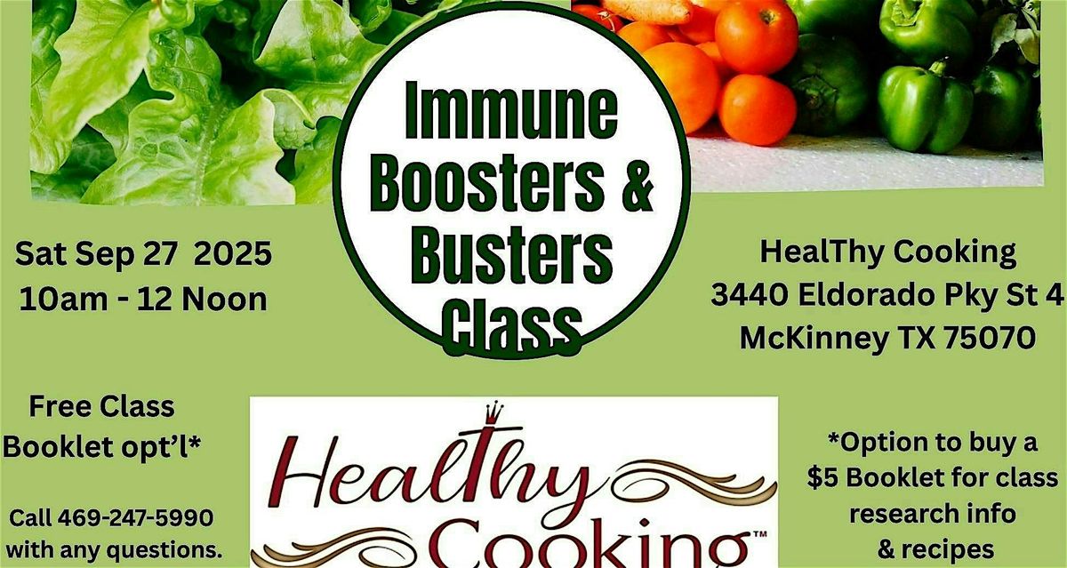 Immune Boosters & Busters Class