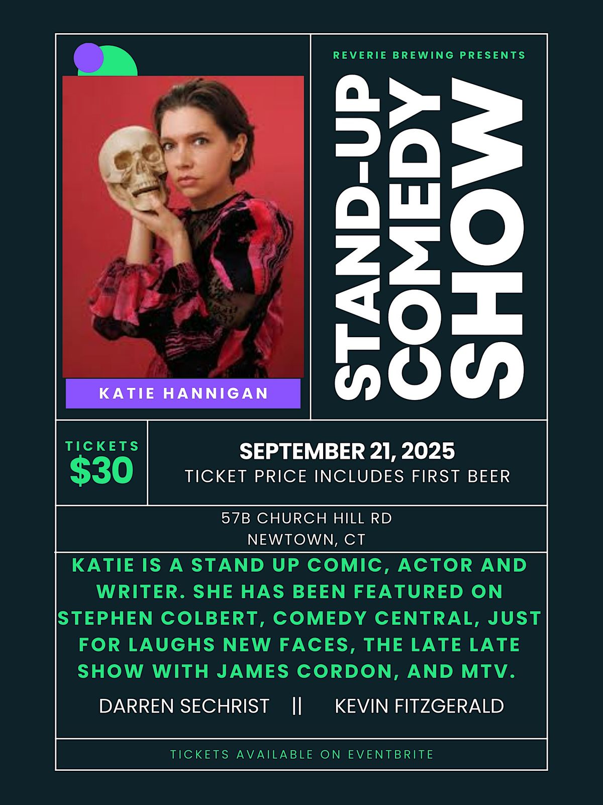 Comedy Night at Reverie Brewing Company
