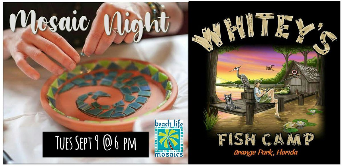 Craft Night in Fleming Island at Whitey's - Mosaics