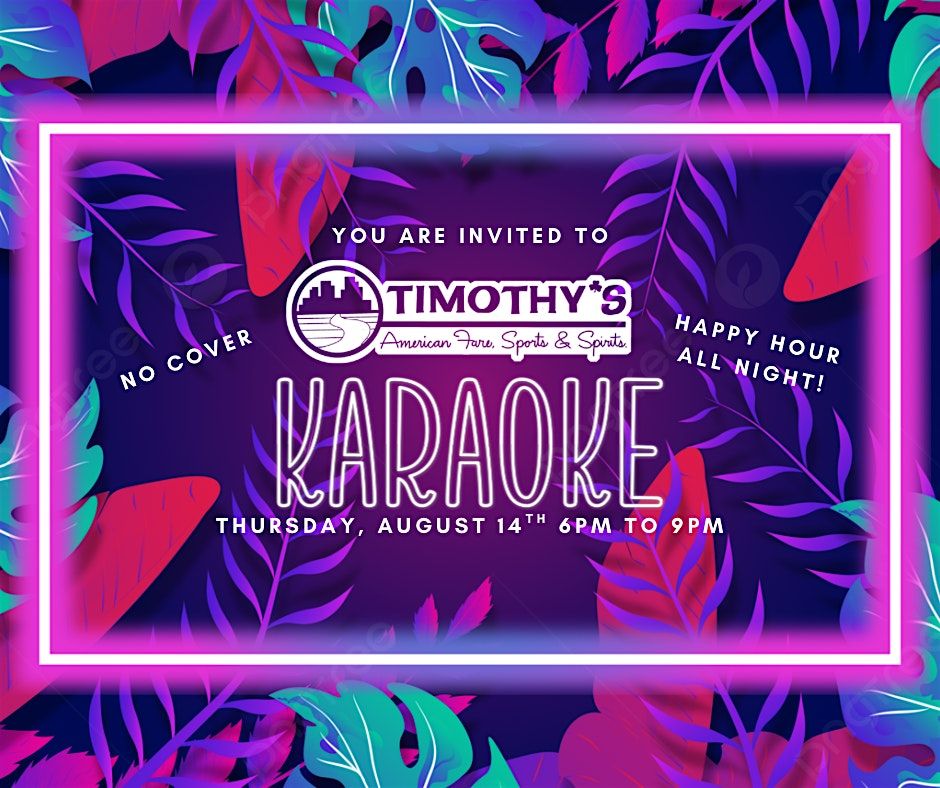 Timothy\u2019s Karaoke Night