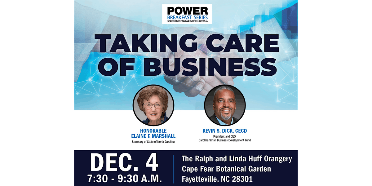 Power Breakfast - Taking Care of Business