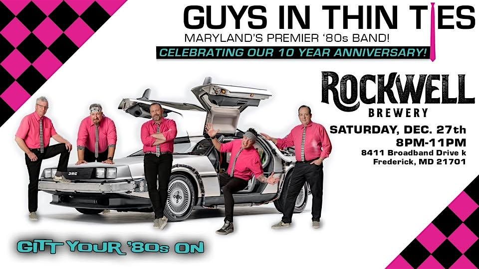 GUYS IN THIN TIES!! Pre-NEW YEAR'S EVE BASH @ Rockwell Brewery 12\/27\/25