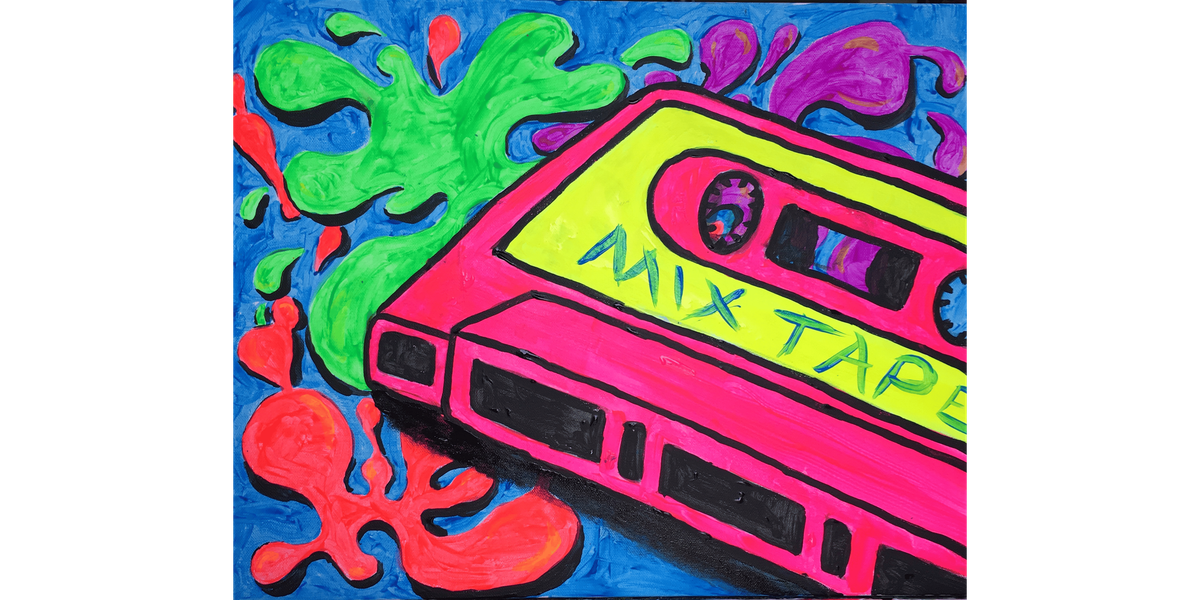 Rad Mix Tape - Paint and Sip in Tyler | Classpop!\u2122