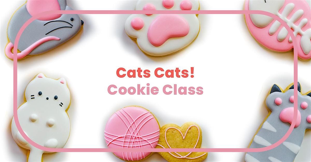9\/20\/25 @ 10AM: CATS CATS! Cookie Decorating Class