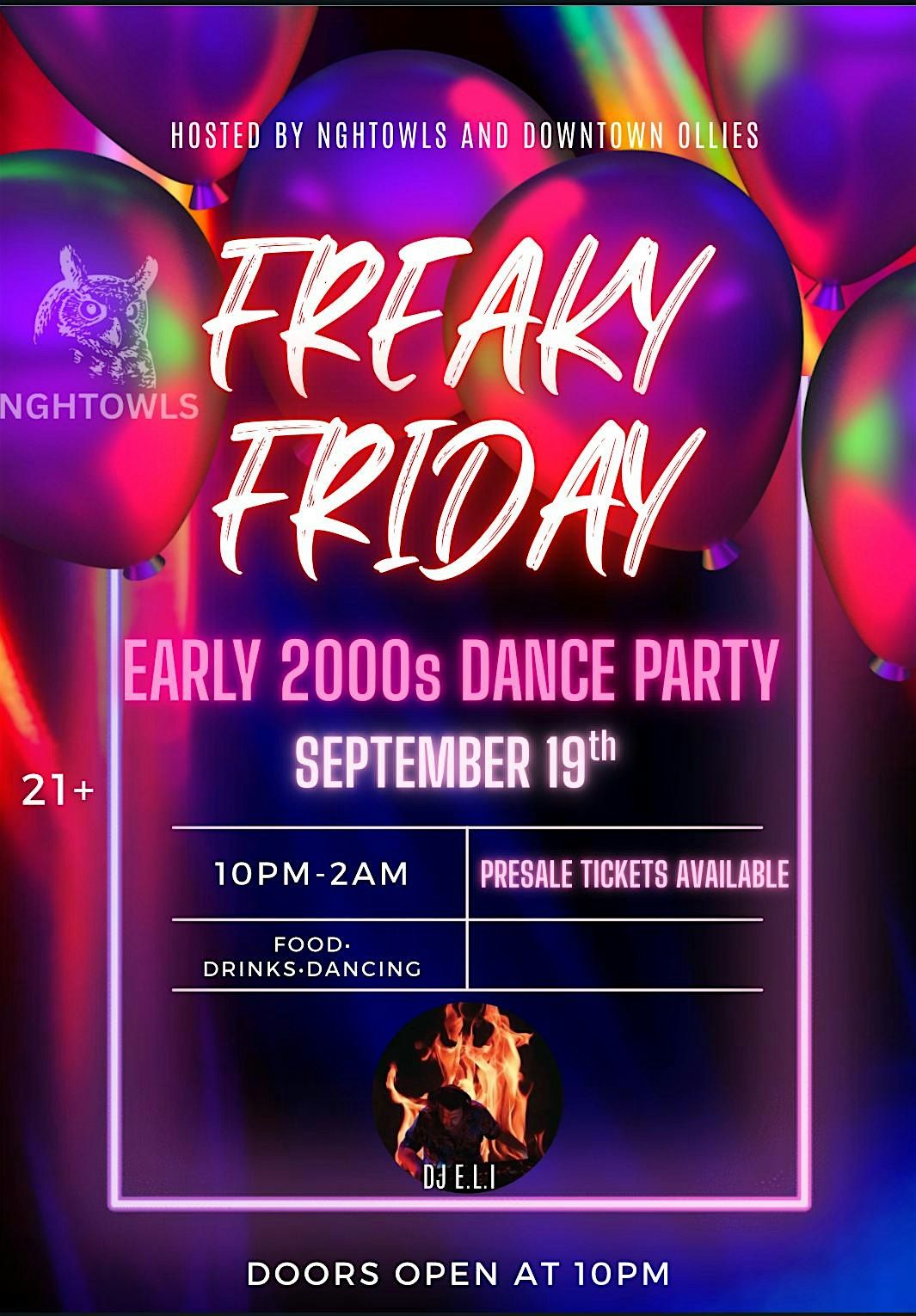 FREAKY FRIDAY 2000's dance party