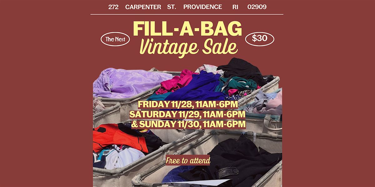 The Nest's $30\/Fill-A-Bag Sale