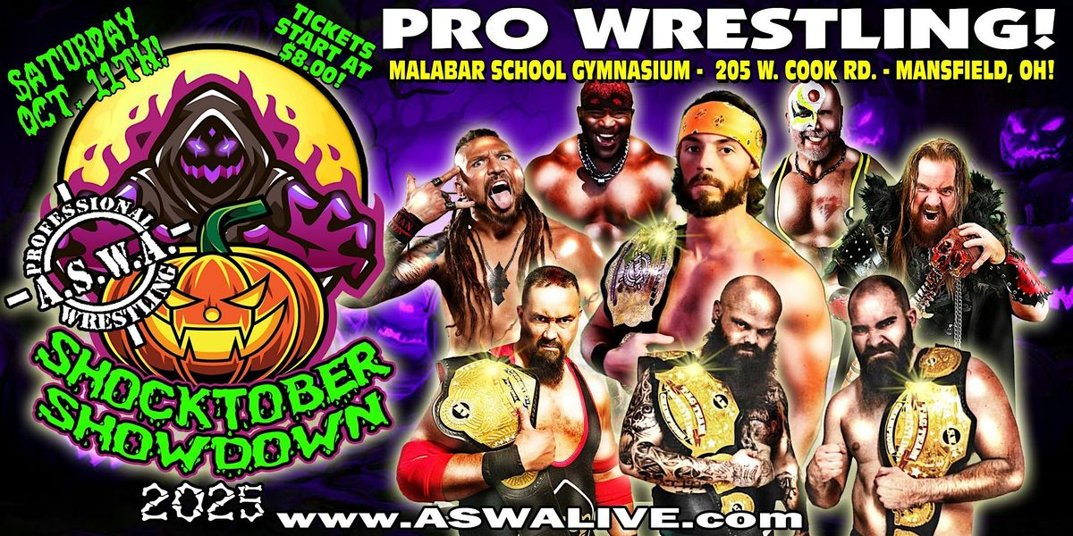Live Pro Wrestling: ASWA Shocktober Showdown 2025!