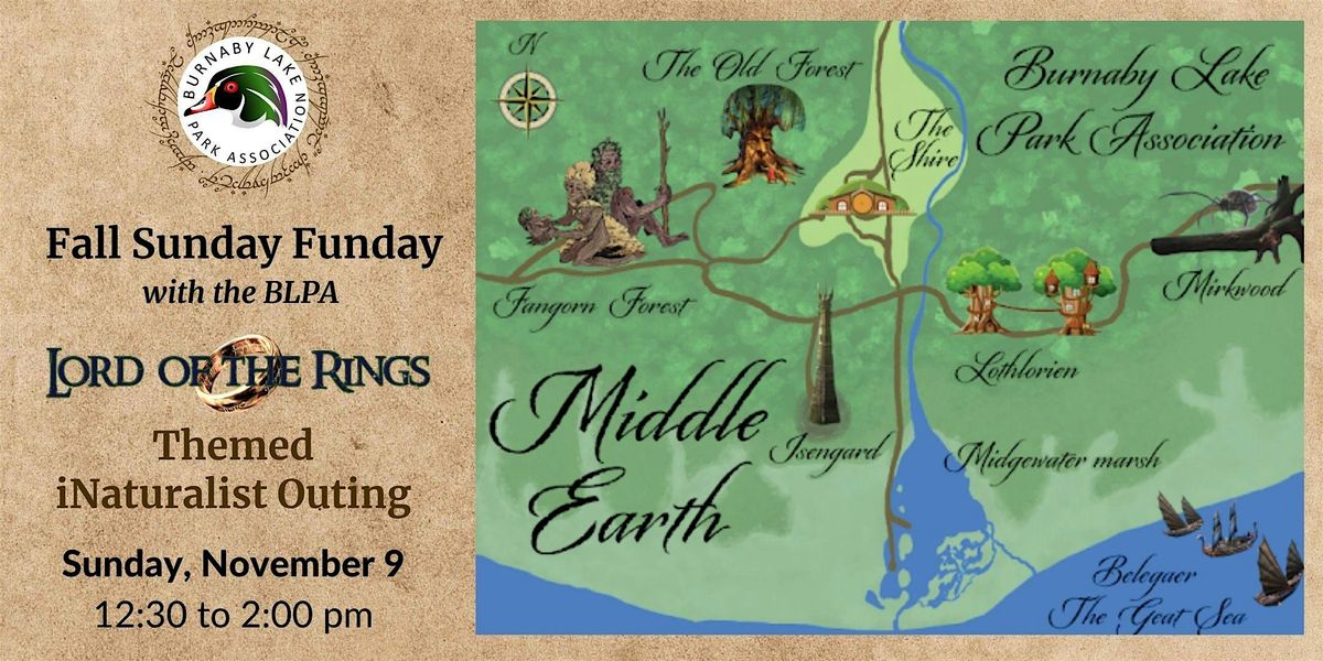 Fall Sunday Funday - Lord of the Rings Themed iNaturalist Nature Walk