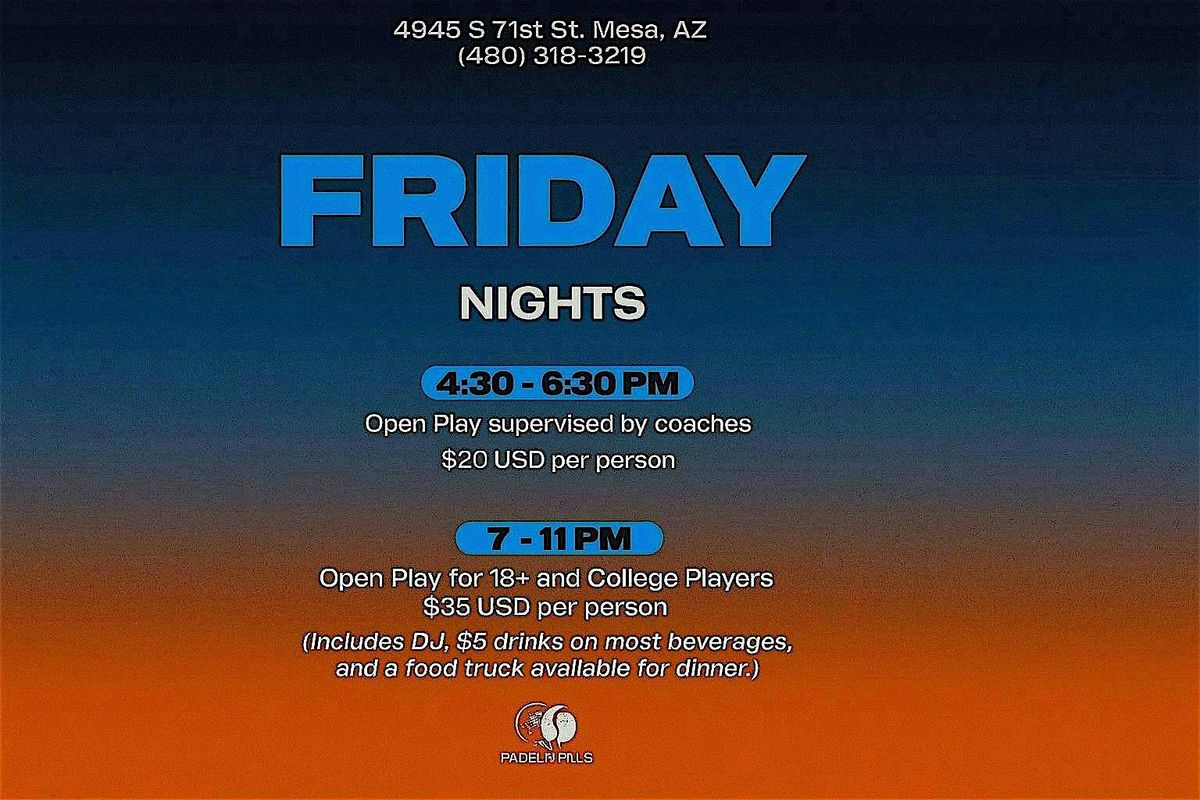 Friday at Padel Pals
