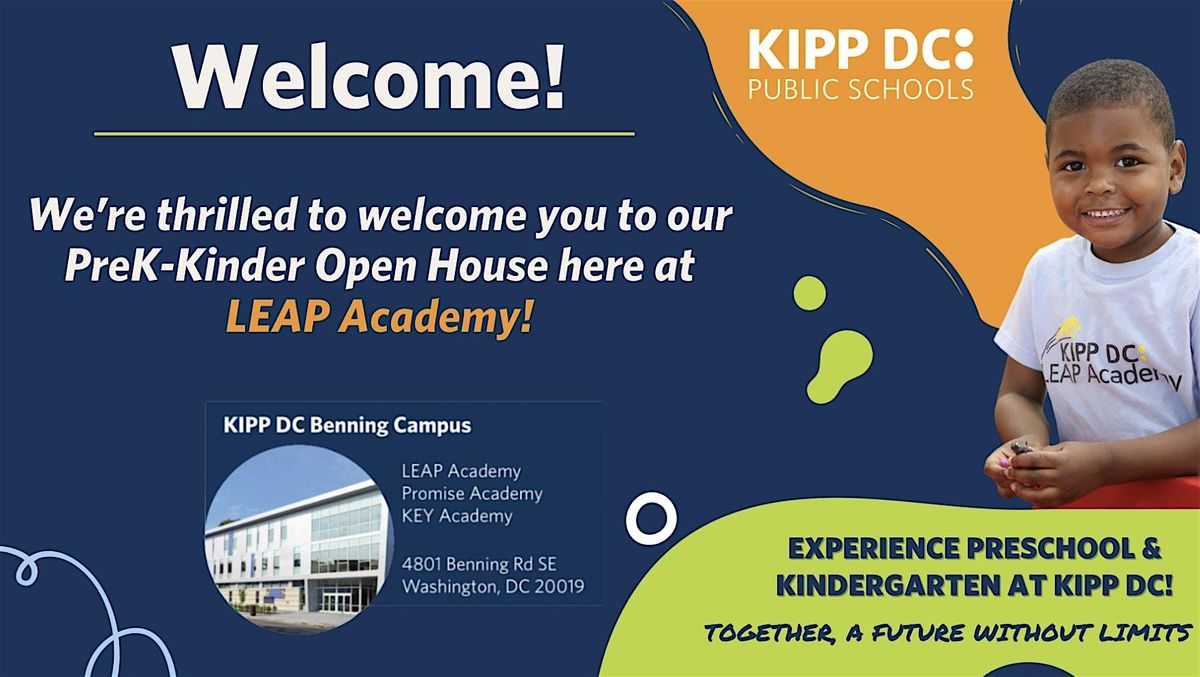KIPP DC's Fall PreK-Kindergarten Open House Event