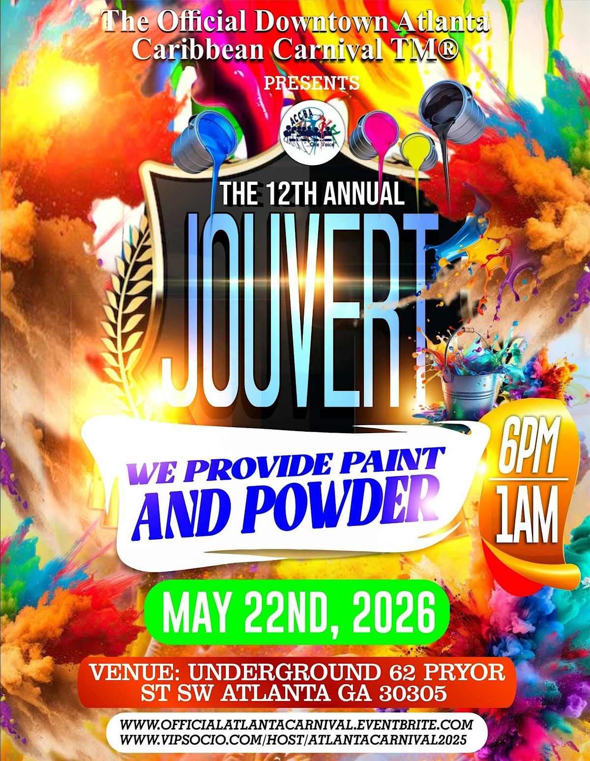 ATLANTA CARIBBEAN CARNIVAL 12TH ANNUAL JOUVERT