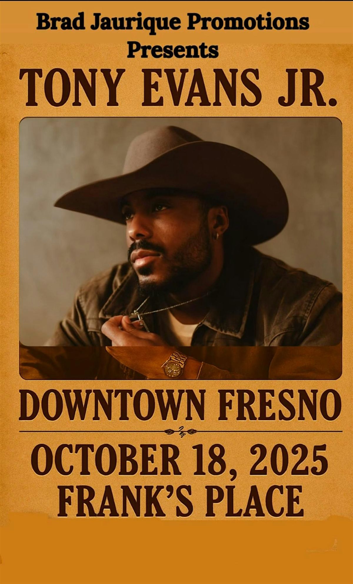Tony Evans Jr in Downtown Fresno at Frank\u2019s Place
