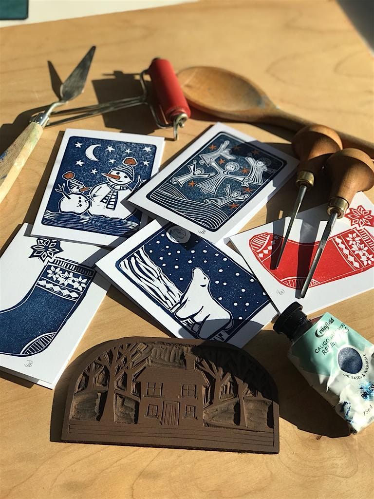 Linocut Printing: Christmas Cards Workshop (adults)