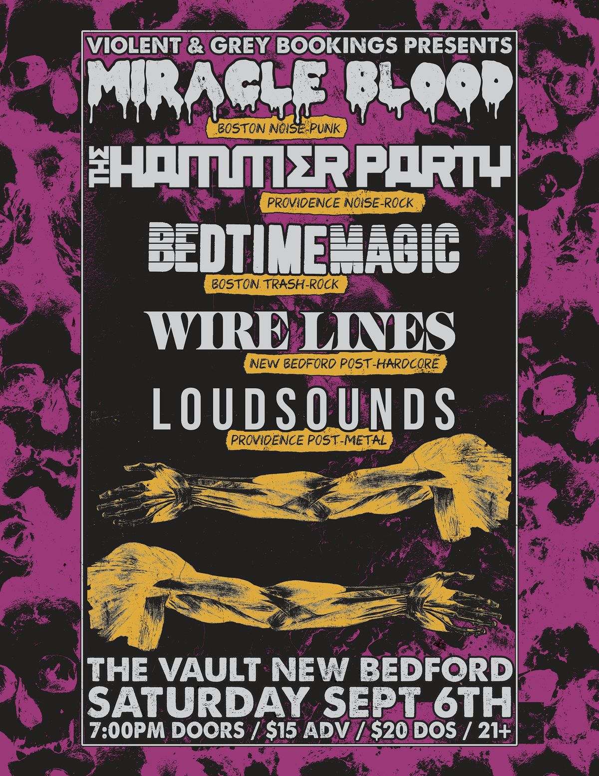Miracle Blood\/ The Hammer Party\/ Bedtime Magic\/ Wire Lines\/ Loudsounds
