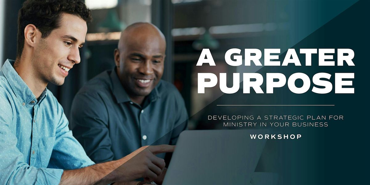 RVA Greater Purpose Workshop 2026