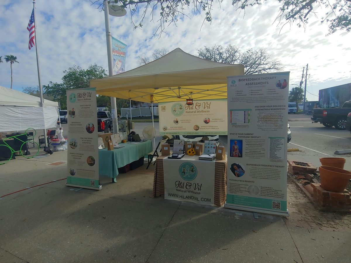 TUESDAY GULFPORT MARKET: Biofeedback Frequency Sessions & Holistic Health