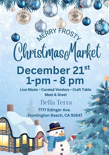 Merry Frosty Christmas Market: A Magical Holiday Pop-Up by Primrose Market