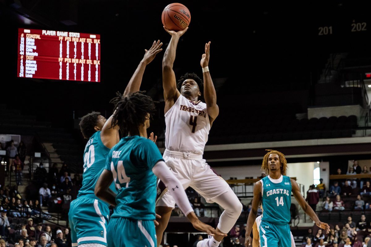 Texas State Bobcats at Coastal Carolina Chanticleers Mens Basketball
