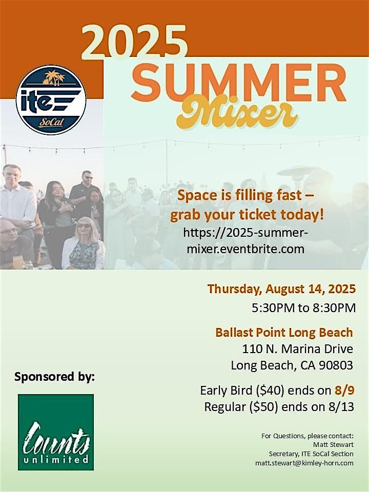ITE SoCal 2025 Summer Mixer