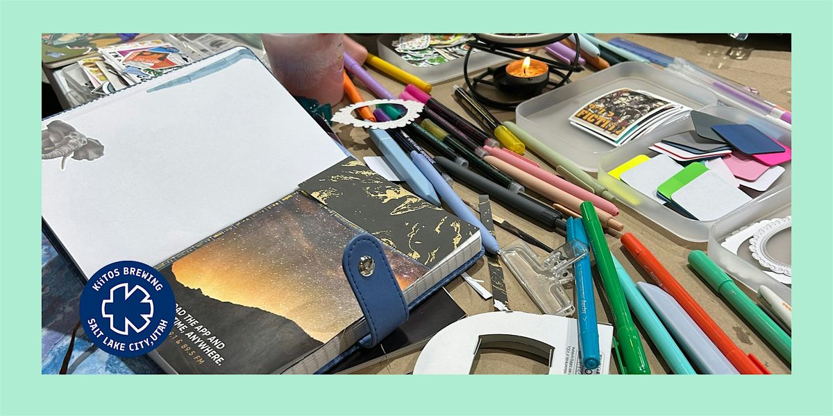Junk Journal Jam Monthly Creative Workshop at Kiitos at Kiitos Brewing ...