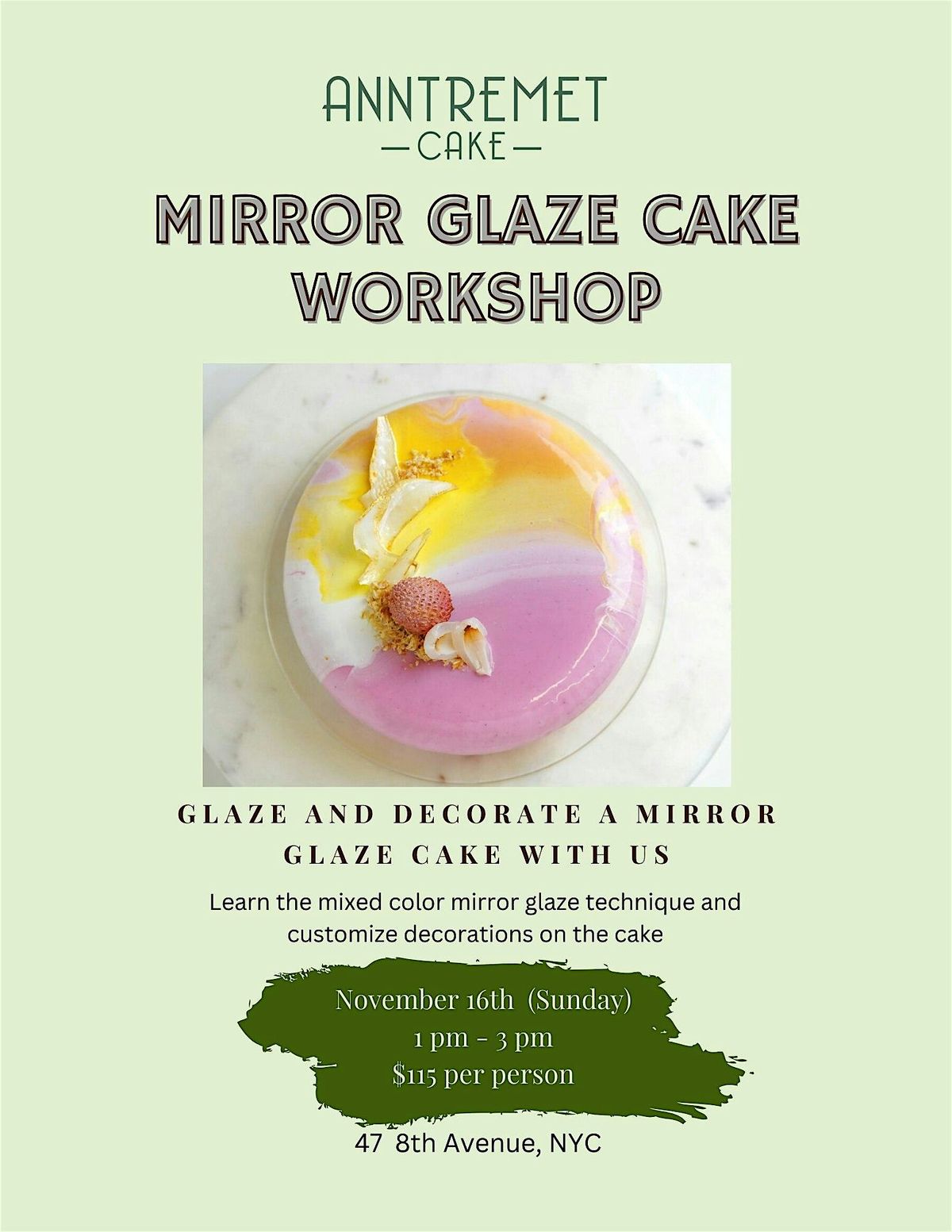 Mirror Glaze Workshop - Mixed Colors