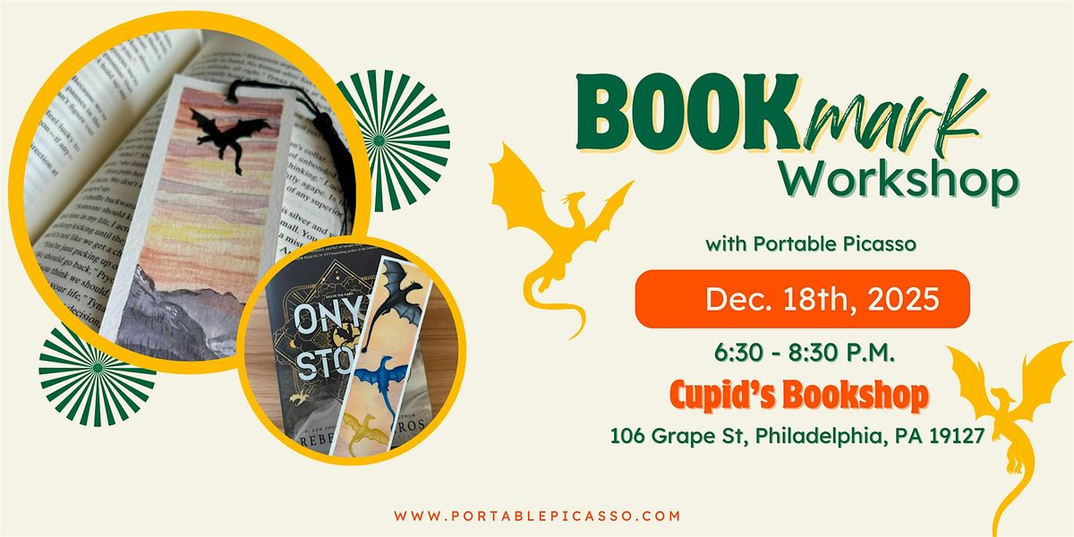 Bookmark Workshop - Paint and Sip