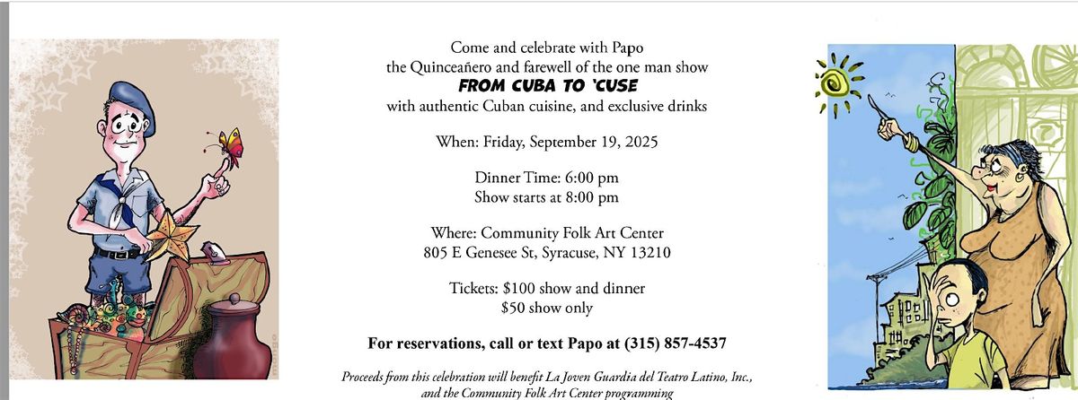 From Cuba To 'Cuse Farewell Celebration - Dinner & Show