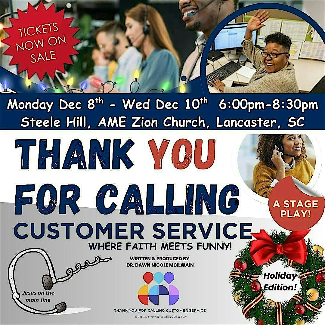 Hit Stage Play, Thank You for Calling Customer Service, The Holiday Edition