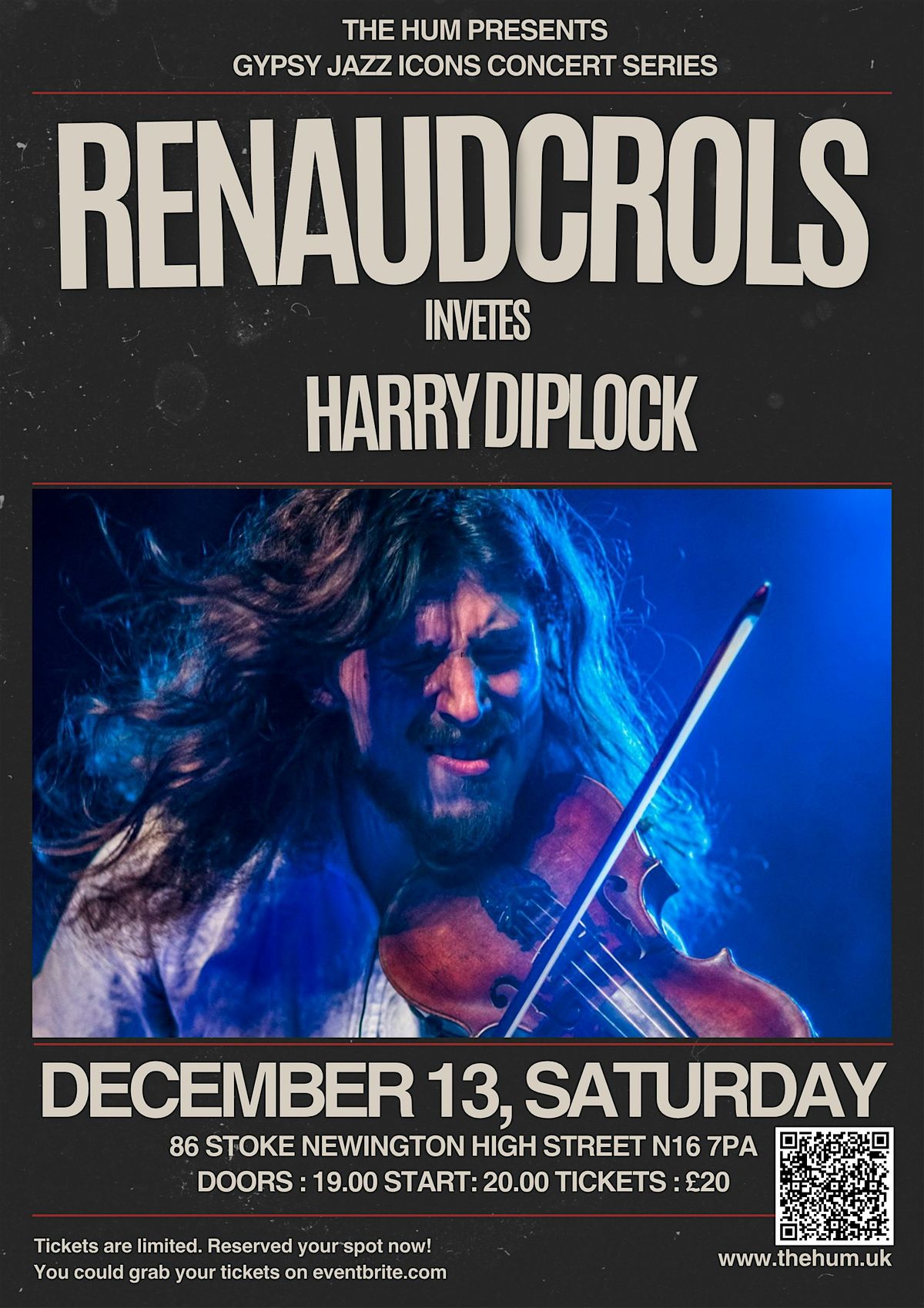 Renaud Crols invetes Harry Diplock | Live Gypsy Jazz