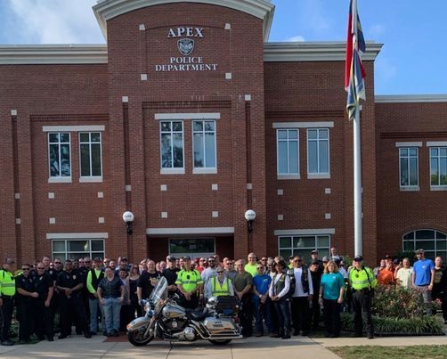 21 Apex Pd A Day Behind Handle Bars Apex Police Department September 25 21