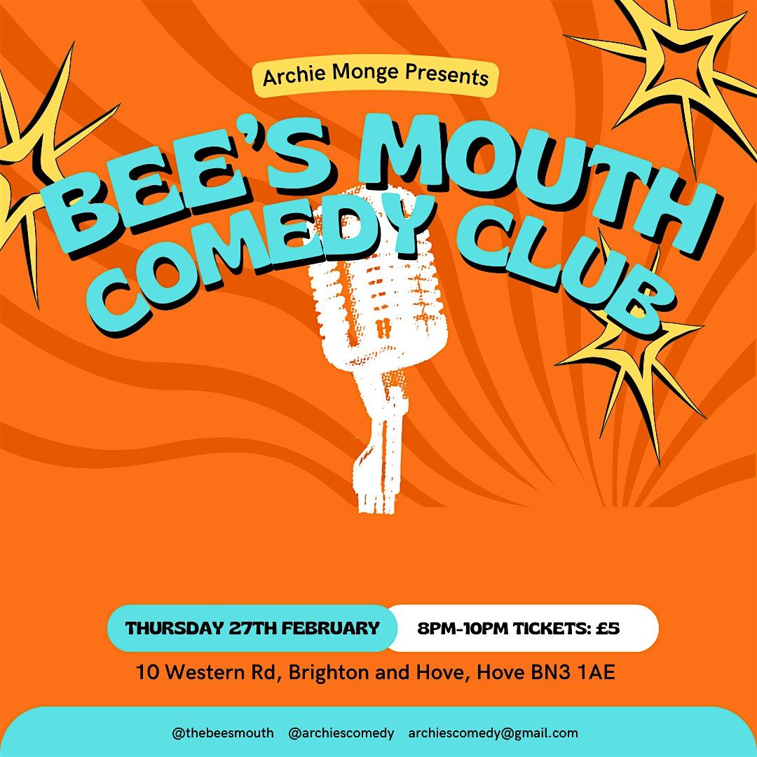 Bee's Mouth Comedy Club: December
