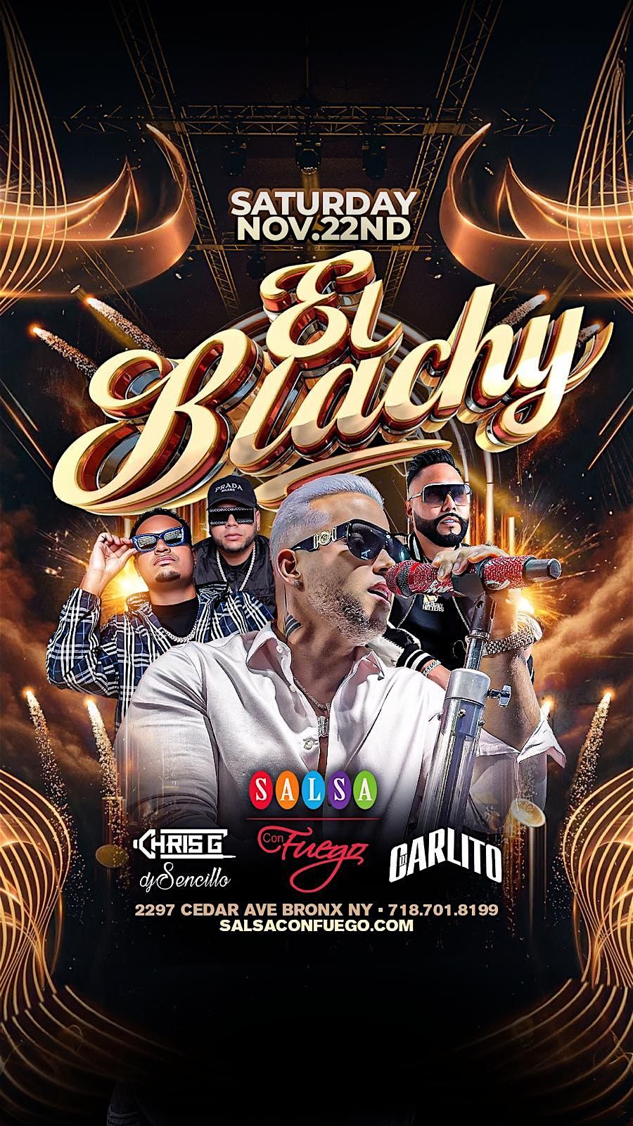 EL BLACHY PERFORMING LIVE AT SALSA CON FUEGO