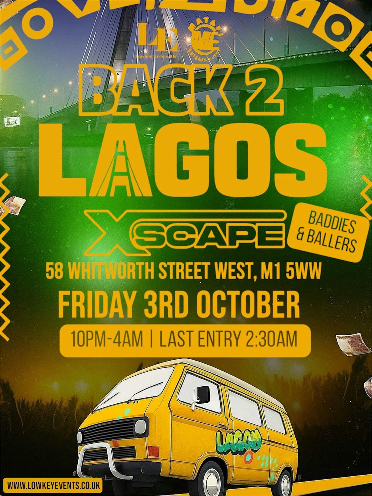BACK 2 LAGOS NIGHT - Afrobeats\/HipHop\/Amapiano\/DanceHall