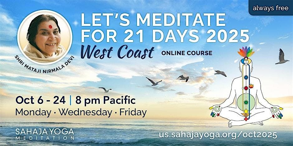 Prescott: FREE 21-Day Meditation Course - West Coast