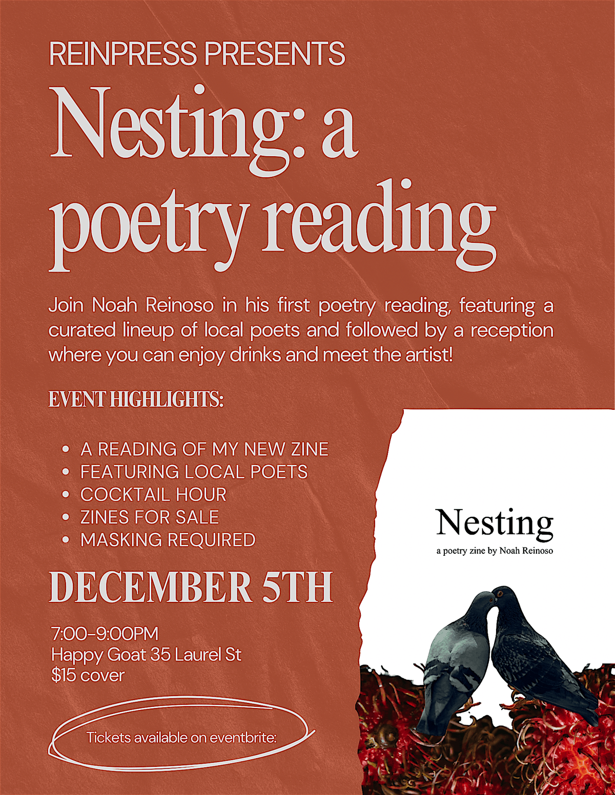 Nesting: A Poetry Reading