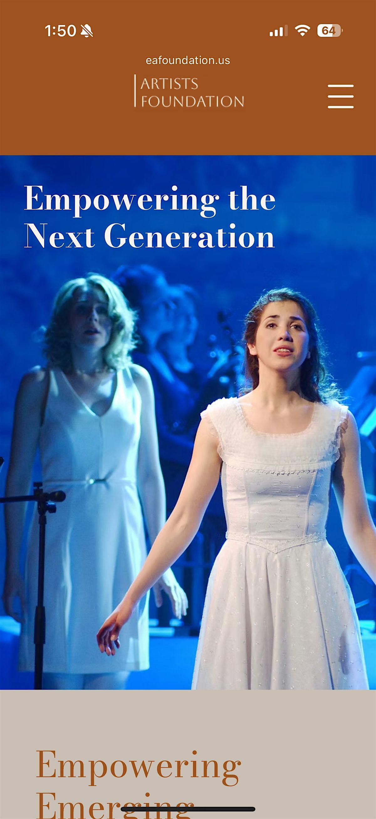 Voices of the Future \u2013 Emerging Artists Foundation Annual Concert