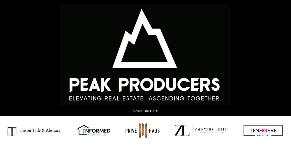 Peak Producers Mastermind Wednesday, December 3, 2025