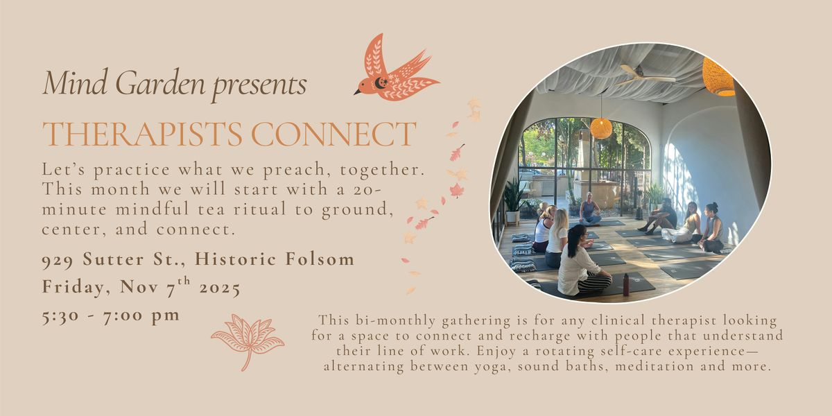 Therapists Connect: Recharge and Relate