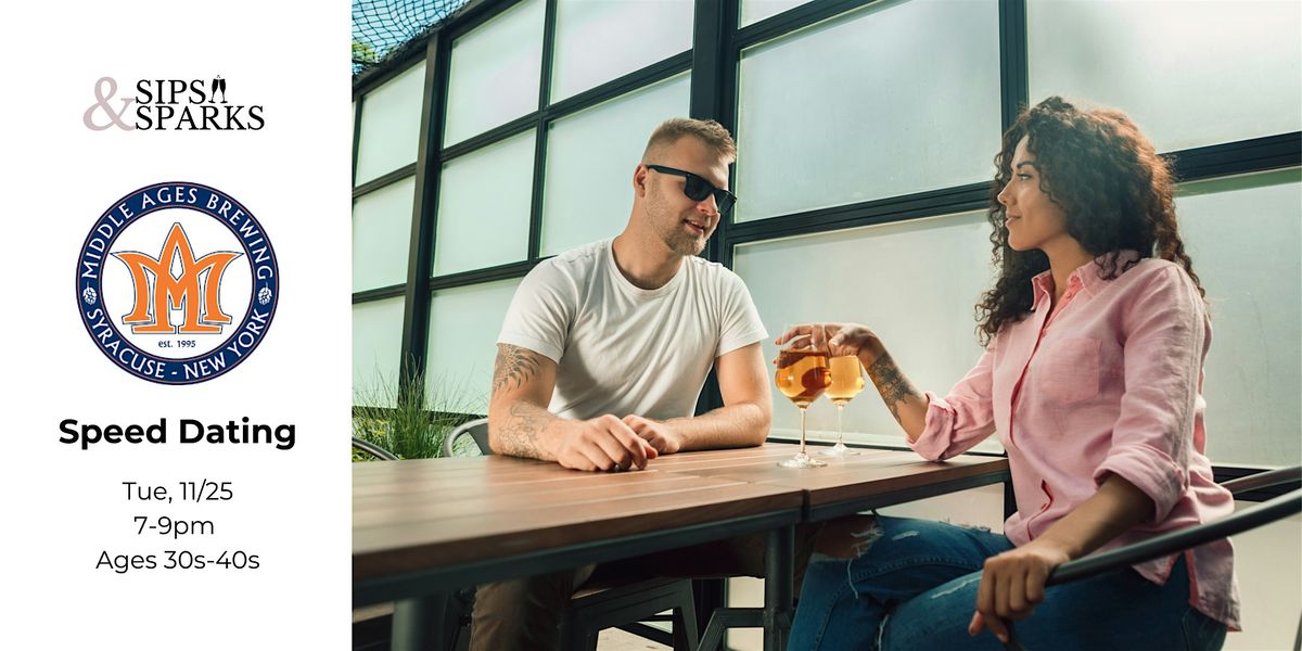 Speed Dating Ages 30s-40s in Syracuse City, NY  at Middle Ages Brewing