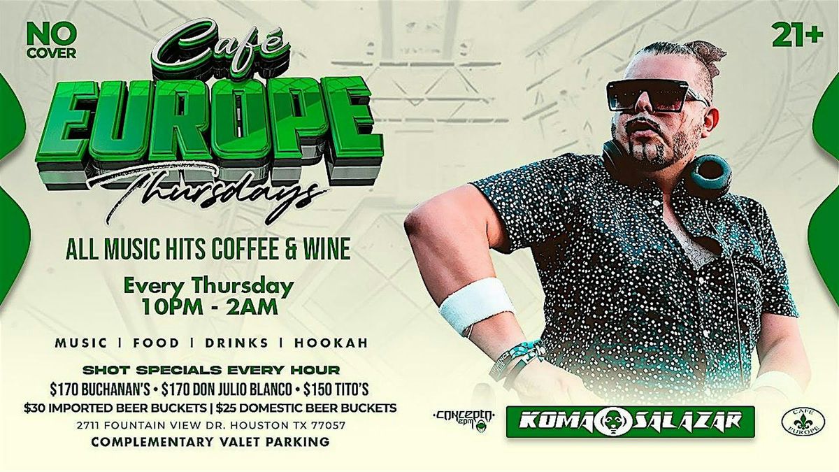 CAFE EUROPE - THURSDAYS - SEASON '2