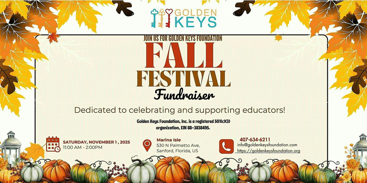 Golden Keys Foundation Fall Fundraiser