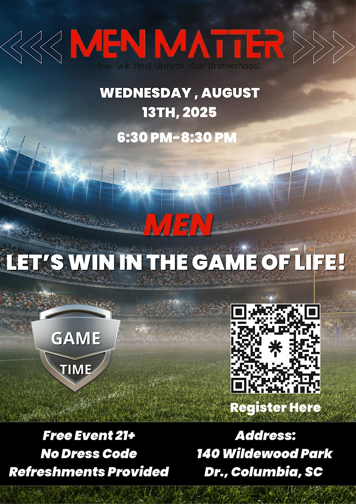 "MEN MATTER!\u201d LIVE Networking Event in Person