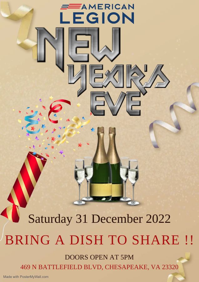 New Years Eve Party | 469 Battlefield Blvd N, Chesapeake, VA 23320-3967, United States