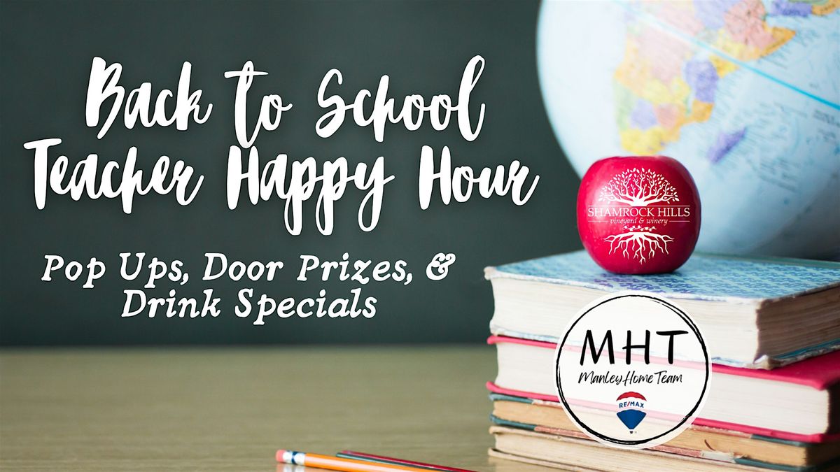 Back to School Teacher Happy Hour