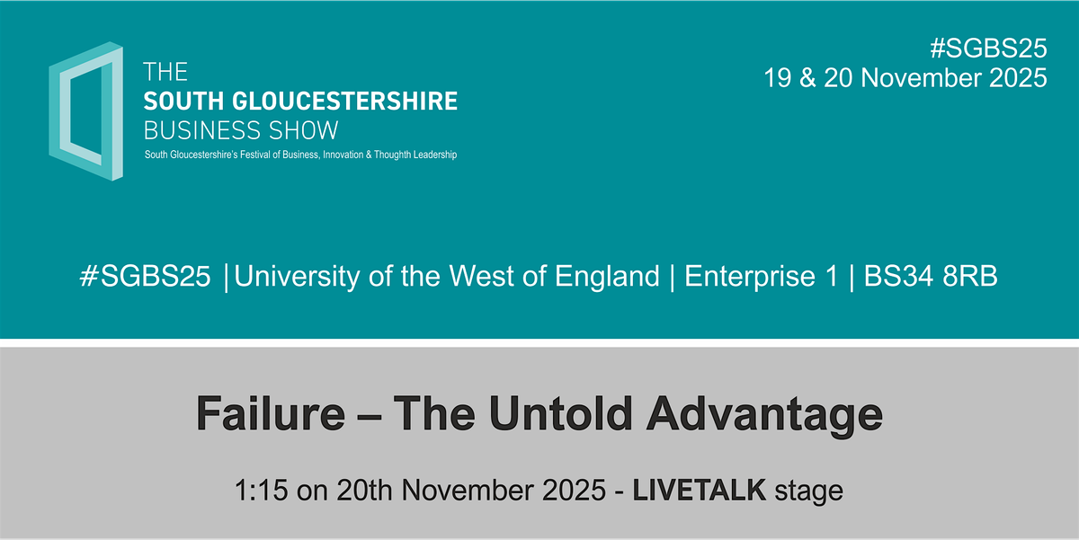 Failure \u2013 The Untold Advantage