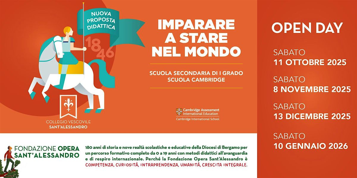 Media del Collegio Vescovile Sant'Alessandro \/ Open Day 2025 - 2026