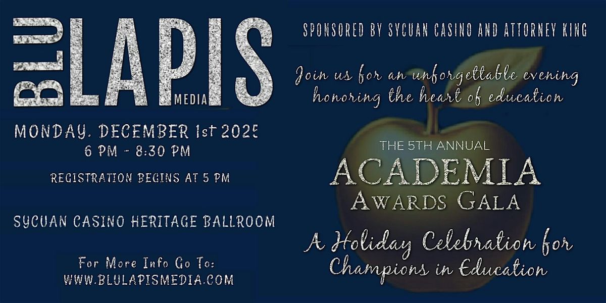 The BLU Lapis Academia Awards Gala  -  Celebrating Champions in Education